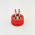 Platine GL45 quadruple tube 6 mm Inox 316L pour bioréacteur - Fermentec Shop