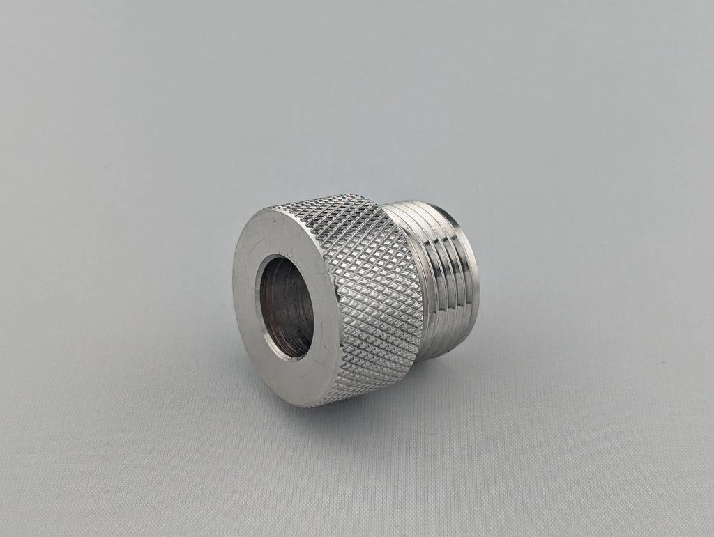 Bouchon percé Ø12, pg13.5 Inox 316L, électropolis  pour bioréacteur - Fermentec Shop