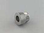 Bouchon percé Ø12, pg13.5 Inox 316L, électropolis  pour bioréacteur - Fermentec Shop