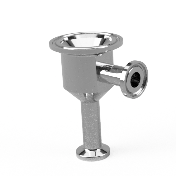 Té DN25 DN08 Inox 316L, électropolis  pour bioréacteur - Fermentec Shop