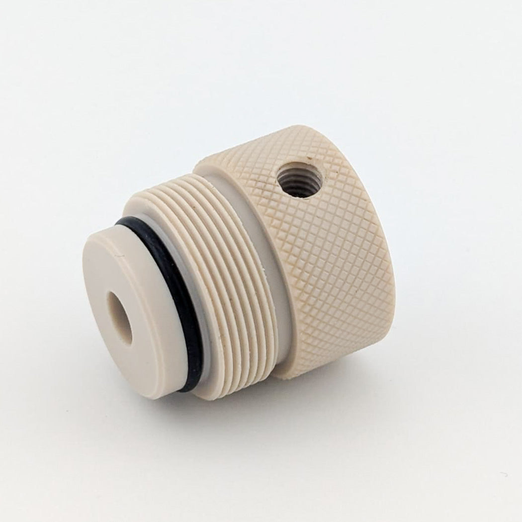 Bouchon PEEK M24x1 compatible Bionet® F0 | Passage Ø 6mm Fermentec