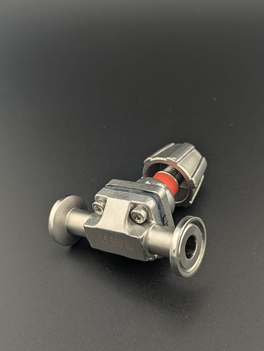 Vanne à membrane - 2 voies inox - microclamp ASME BPE 1/2" Fermentec