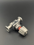 Vanne à membrane - 2 voies inox - microclamp ASME BPE 1/2" inox 316L  pour bioréacteur - Fermentec Shop