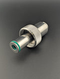 Bouchon passe sonde port Ingold 52mm Inox 316L, électropolis pour bioréacteur - Fermentec Shop