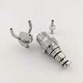 Vanne d'ajout 3 voies + 1 voie Inox 316L pour bioréacteur - Fermentec Shop
