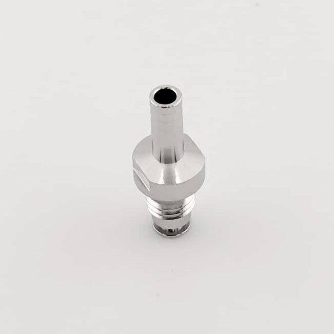 Tête 1 voies pour vanne d'ajout Inox 316L pour bioréacteur - Fermentec Shop