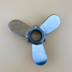 Pale d'agitation - Hélice Marine Ø25 Ø126 - Inox 316L, électropolis Fermentec