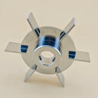 Pale d'agitation - Turbine Rushton Ø18 Ø95 - Inox 316L électropolis Fermentec