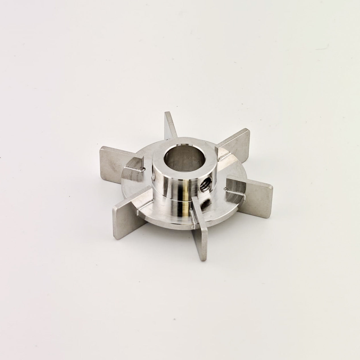Pale rushton Ø14 Ø64 Inox 316L pour bioréacteur - Fermentec Shop