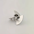 Pale Tri Blade Ø12 Ø54 Inox 316L électropolis  pour bioréacteur - Fermentec Shop