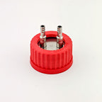 Platine GL45 double tube 6/8 mm Inox 316L pour bioréacteur - Fermentec Shop