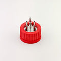 Platine GL45 triple tube 4/6 mm Inox 316L pour bioréacteur - Fermentec Shop