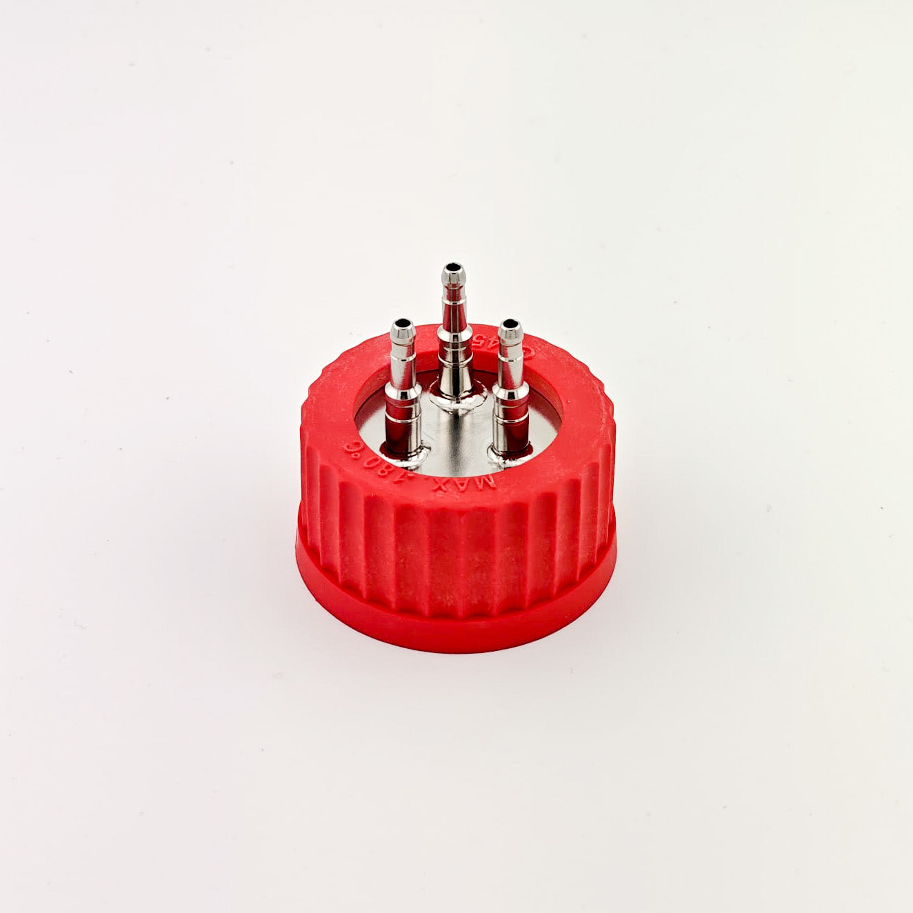 Platine GL45 triple tube 4/6 mm Inox 316L pour bioréacteur - Fermentec Shop