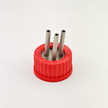 Platine GL45 triple tube 6 mm Inox 316L pour bioréacteur - Fermentec Shop