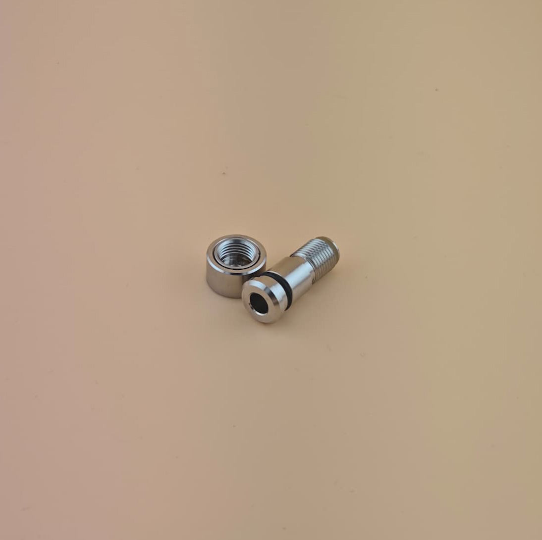 Bouchon Passe-Septum M10x1 – Ø 11 mm (ID Ø6 mm) d'Origine Sartorius® Fermentec