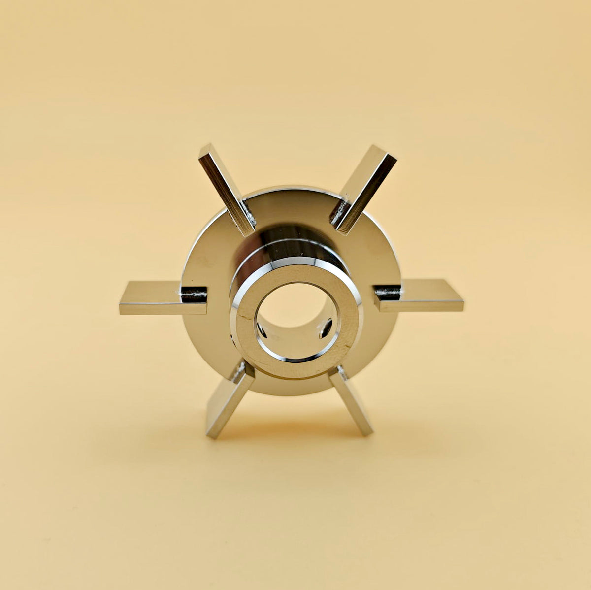 Pale d'agitation - Turbine Rushton Ø12 Ø54 - Inox 316L électropolis