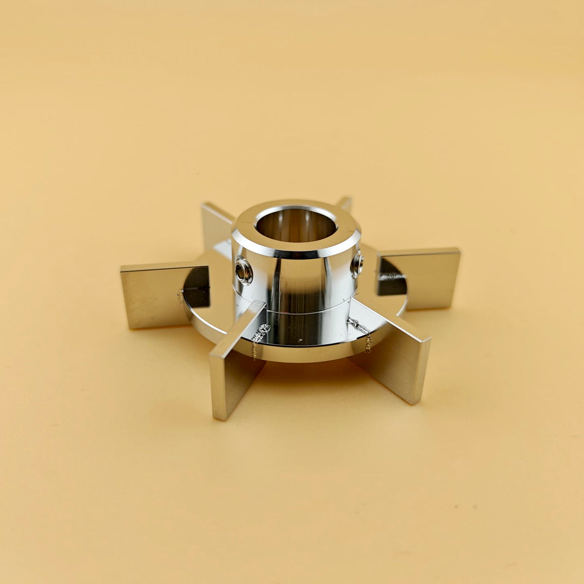 Pale d'agitation - Turbine Rushton Ø12 Ø54 - Inox 316L électropolis