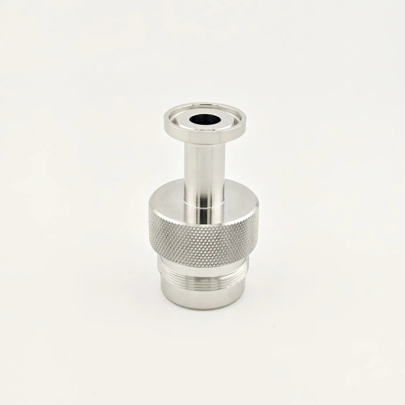 Adaptateur M30x1 - Micro clamp Inox 316L, électropolis  pour bioréacteur - Fermentec Shop