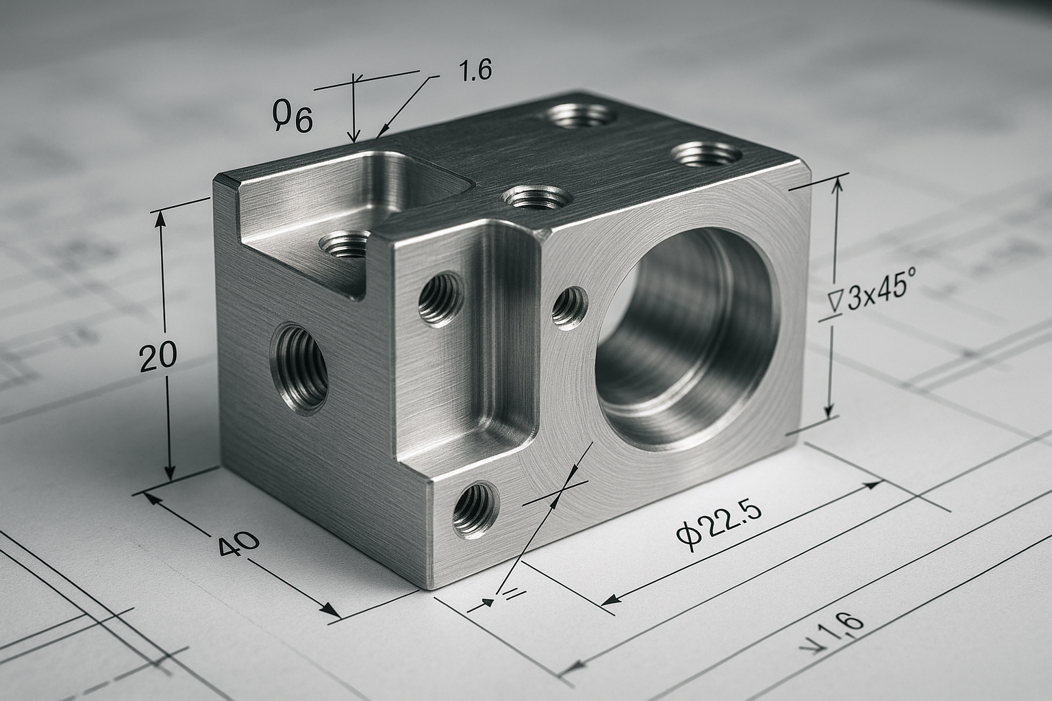 metal part, machining, deign, engineering