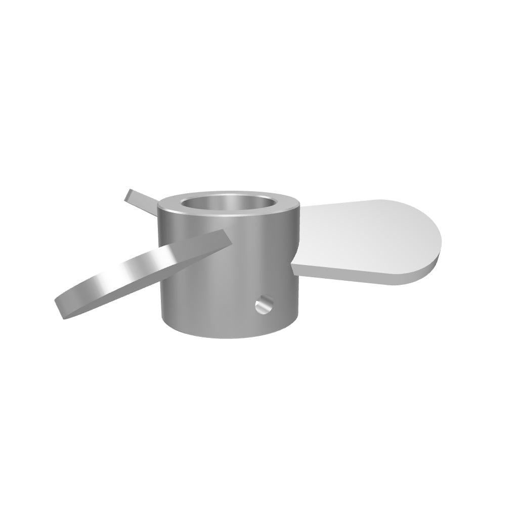 Pale d'agitation - Hélice Marine Ø12 Ø54 - Inox 316L, électropolis